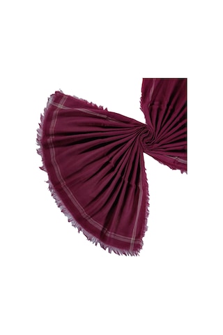 Mim Eşarp Mısırlı Eşarpları Pamuk Şal 100x200 Cm Bordo