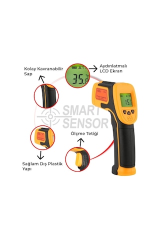 Smart Sensor As530 Hassas Sıcaklık Ölçme Cihazı-550 C