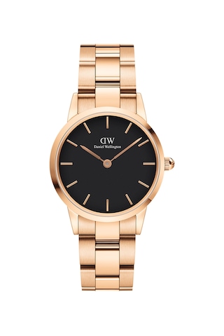 Daniel Wellington Iconic Link 28 RG Black DW00600214 Kadın Kol Saati