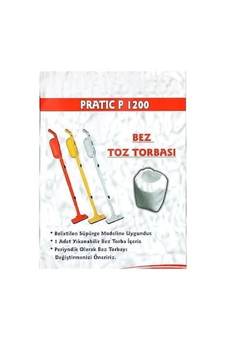 Fantom Pratik Hamarat Dik Süpürge Uyumlu Bez Toz Torbası
