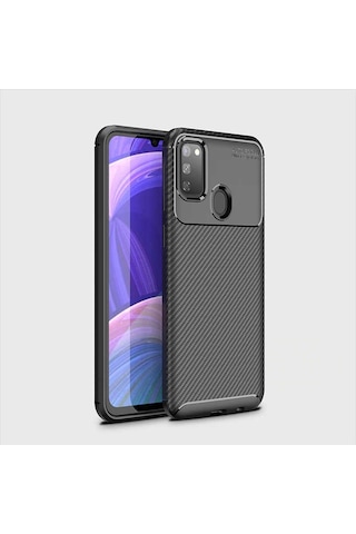 Samsung Uyumlu Galaxy M30s Kılıf Zore Negro Silikon Kapak Lacivert