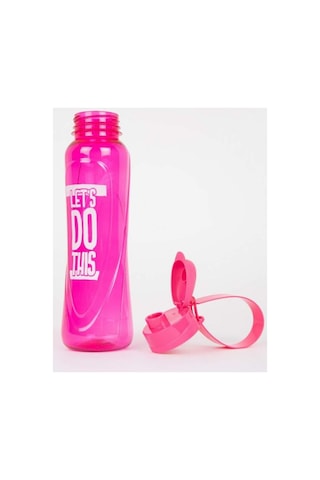 Renkli Matara 650 Ml Spor Matarası, Renkli Suluk Okul Matarası Pembe Pembe