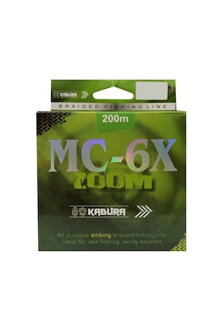 Kabura Mc-6x 200 Mt Multicolor İp Misina 0,45mm