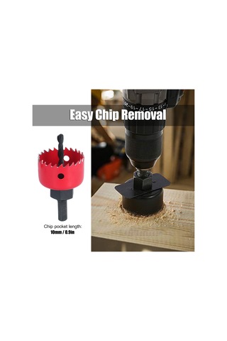 Yuntech01 M42 Çift Metal Delik Açıcı Seti 6 Parça - Metal, Ahşap, Gypsum, Pvc Kesim İçin Hızlı Temiz Kırık