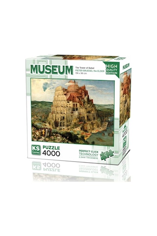 Ks Games Puzzle 4000 Parça The Tower Of Babel 23508