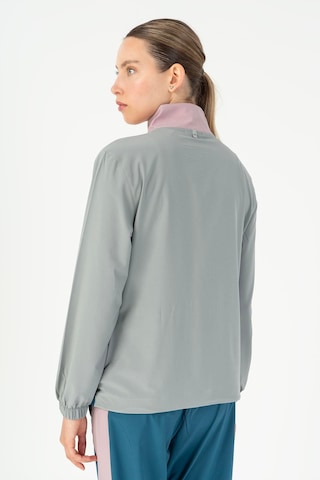 Maraton Regular Kadın Dik Yaka Gri- Tracktop Gri-