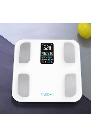 Yasomi Activescale Fg1914 Dijital Baskül Yağ Su Kas Vücut Kitl...