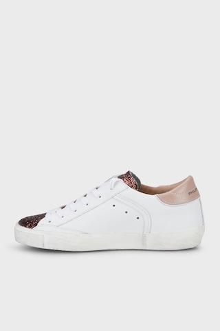 Philippe Model Logolu Deri Sneaker Ayakkabı Kadın Ayakkabı Prldvga4 Beyaz-kahve