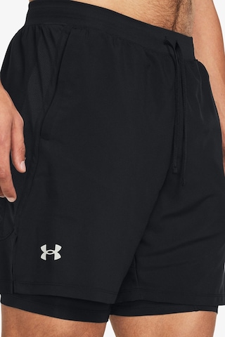 Under Armour Launch 7 2-ın-1 S Erkek Siyah Şort 1382641-001