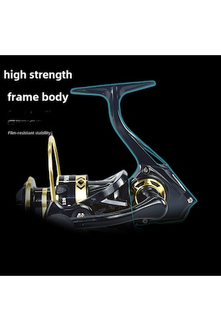 Moveevo Tam Metal Kafa İçin Dış Mekan Atma Makinesi Dayanıklı Nilon Konstruksiyeli Balık Makinesi Smooth Halka Ve Hassas Gear Sistemi Yy7000