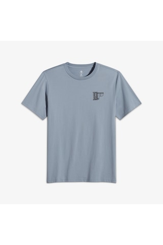 Converse Erkek Mavi T-shirt10028376 Gri