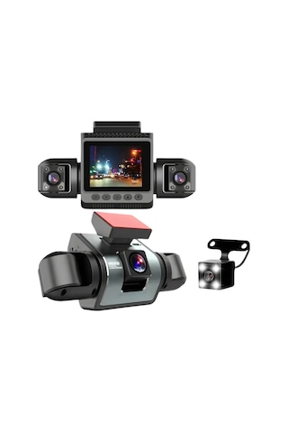 Araç İçi Güvenlik Kamerası 4 Lensli Full Hd Kayıt Destekli Sistem 01614852