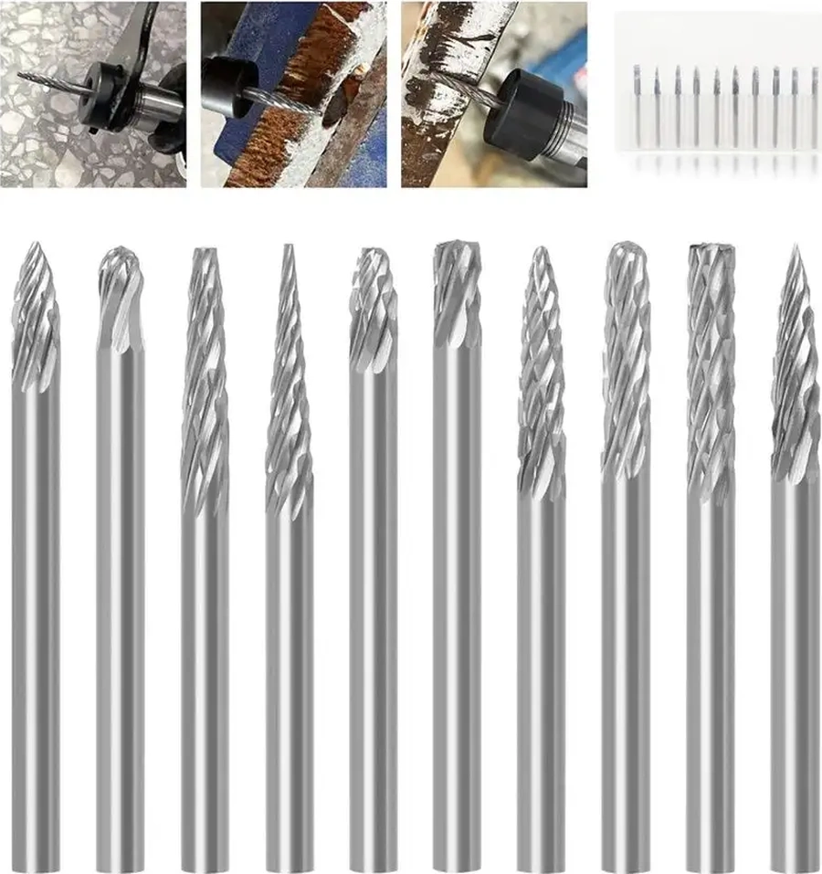 Wardan Metal İçin Sert Metal Freze Seti Matkap Uçları Frezeler 99196483