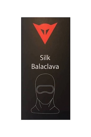 Dainese Sottocasco Seta Silk İpek Balaklava Siyah