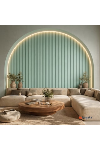 Agt Regata Soft Touch Su Yeşili Lb 3783 Dekoratif Lambiri Duvar Paneli