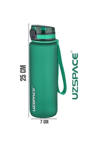 Uzspace 800 ML Yeni Ebat Boy 25 CM Tritan Su Matarası Bpa