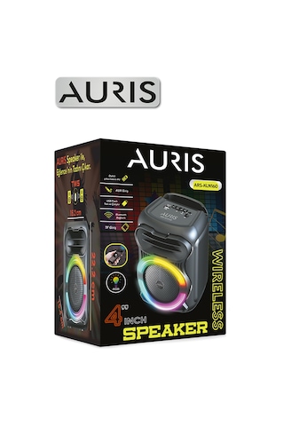Auris Kln160 15w 4 İnç Rgb Taşınabilir Bluetooth Hoparlör