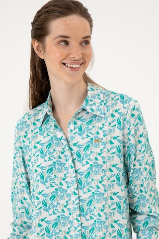 U.s. Polo Assn. Kadın Mint Gömlek Desenli 50299289-vr090 Mint