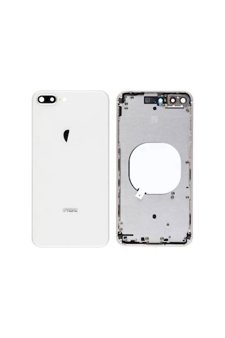 Ny Joy İphone 8 Plus Uyumlu Boş Kasa + Kapak Beyaz Nyjoybz