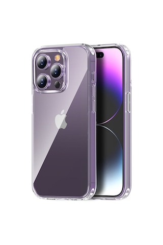 Rock Space Apple Uyumlu iPhone 14 Plus Crystal Serisi Şeffaf Silikon Kılıf Şeffaf
