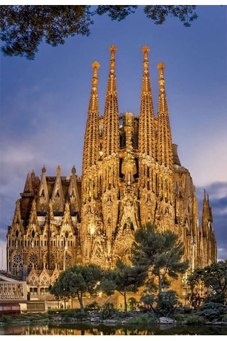 Educa Puzzle 1000 Parça Sagrada Famılıa 17097