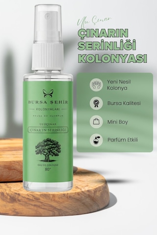 Uluçınar Çınarın Serinliği Kolonyası 45 Ml Kolonya Sprey