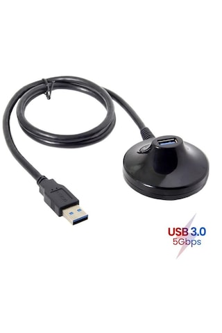 5255 Usb 3.0 Standlı Dişi Erkek Uzatma Kablosu 1 Metre.