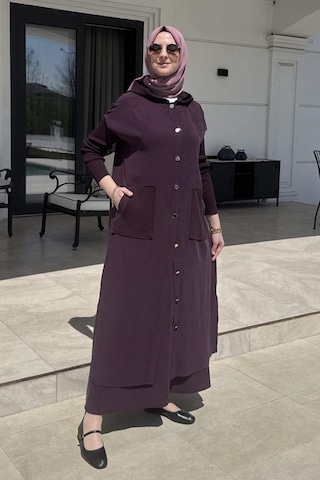 Rabia Şamlı Ada Modal Kap Mürdüm Çok Renkli
