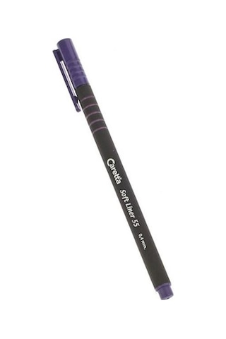 Caretta 55-12 Soft Liner Keçe Uçlu Kalem 04 MM Mor