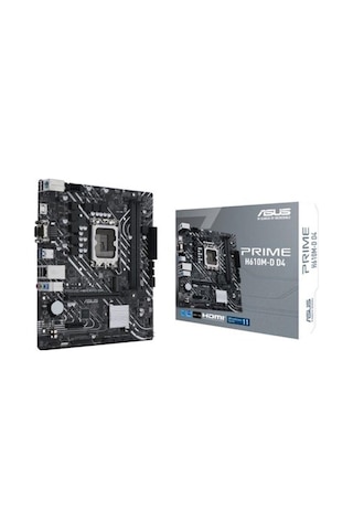 Asus Prime H610m-d D4 H610 3200 Mhz Ddr4 Lga1700 Matx Anakart