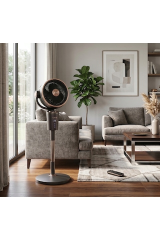 Cata Ct 3040 Turbolu 60w Ayaklı Vantilatör Bakır Motor Sesli Komutlu 8"