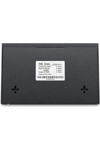 Ku-9006n 65w 52v 6 Port Poe Switch - Ieee 802.3af/at Ekonomik Ve Güvenilir Ağ Çözümü