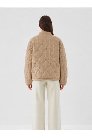 Camel Formunu Koruyan Oversize Mont 290495