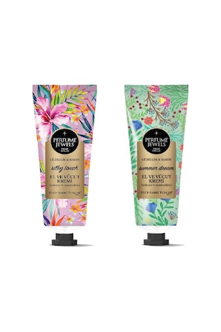 Eyüp Sabri Tuncer Perfume Jewels El ve Vücut Kremi 50 Ml 2'li Paket (Summer Dream ve Silky Touch)