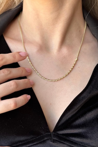 Zümrüt Sarraf 14 Ayar Altın Kesme Dorikalı Kolye