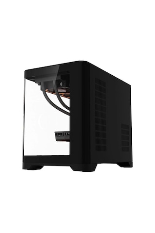 1st Player Uvıew Uv6 Siyah 750w 80+ Sılver Atx 3.1 Argb 3x12cm Fan Panoramik Temperli Cam Usb 3.0 M-