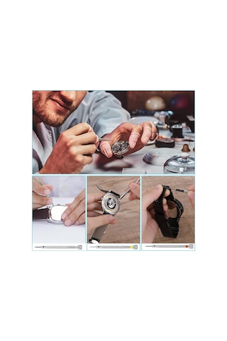 Leasetake Adet Mikro Tip Saatçi Tornavidası 0.8-1.4mm Gözlük Mücevher Onarımı İçin Cımbızlı Hassas Tornavida