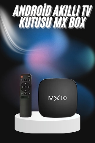 2.4g Wifi Tv Box Medya Oynatıcı Tv Uyumlu Mx Box Kutusu Android Tv Çok Renkli