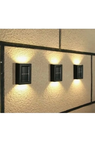Solar 4 Ledli 11cm Duvar Aydınlatması Çok Renkli