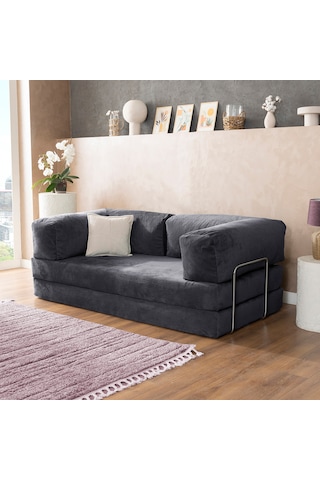 Argimo Godila Çok Amaçlı Sofa Çift Kişilik Yatak Koltuk Antrasit