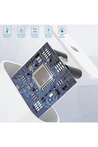 Tonex 25w Pd Type-c To Type-c Kablolu Şarj Aleti Beyaz