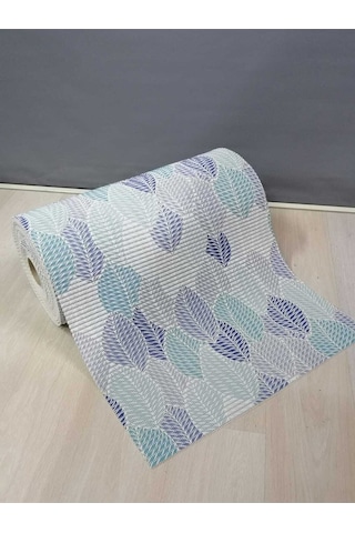 Aqua Mat Islak Zemin Anti Bakteriyel Kaydırmaz Çok Amaçlı Paspası 65 Cm Eninde 65 X 200 / Gri Mavi