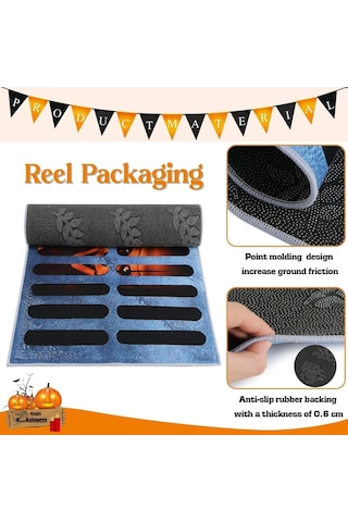 Suofeng 3d Halloween İllüzyon Palyaço Paspası - Suyu Hızlı Emici Ve Evrensel Anti Kayma Özelliği - 60x90 Cm