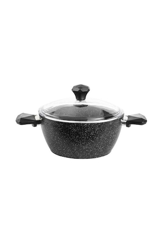 Tantitoni Siyah Gemme Granıtte Granit Derin Tencere 18cm