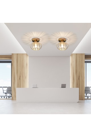 Ximistore9 Kemer Işığı Koridor Aydınlatması Kiremitli Kristal Led Spotlights Dışarıdaki Giriş Avize Demir Materyal E27 Soket Kaynak Yok Diğer