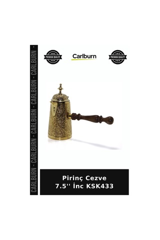 Özel Üretim Mutfak Geleneksel Sunum Kahve Dekoratif Pirinç Cezve 7.5'' İnc Ksk433