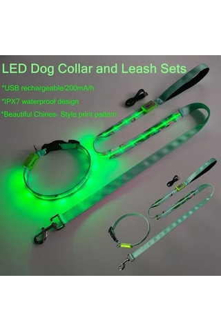 Willowhaven Yomisgo 2 Adet Usb Şarjlı Ipx7 Led Işıklı Nefes Kesici Siyah Tasma Ve Tasma Seti Diğer