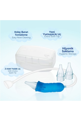 Wee Baby Burun Temizleyici Aspiratör Seti (10 Adet Yedek Uç)
