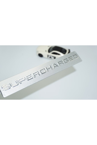 Dk Tuning Supercharged Bagaj Gri Logo Arma Range Rover İle Uyumlu