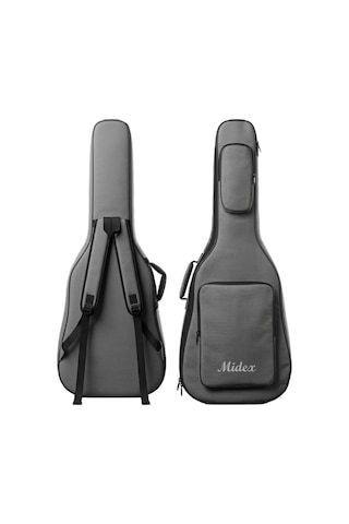 Midex Cs-89gry Özel Tasarım Softcase Klasik Gitar Çantası Gigbag Kılıf 101 Cm